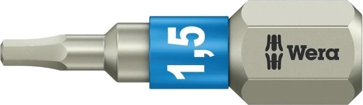 Бита для заворачивания, нержавеющая сталь WERA 3840/1 TS 1,5 мм, 25 мм WE-071070 [WE-071070]