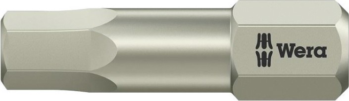 Бита для заворачивания, нержавеющая сталь WERA 3840/1 TS 6,0 мм, 25 мм WE-071076 [WE-071076]