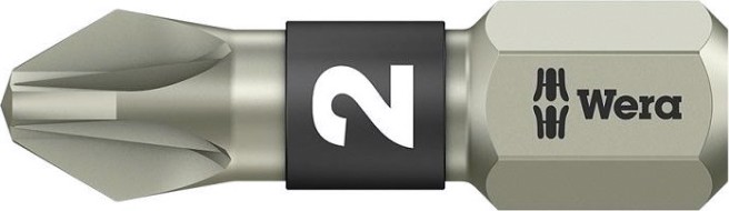 Бита для заворачивания, нержавеющая сталь WERA 3855/1 TS PZ 2, 25 мм WE-071021 [WE-071021]