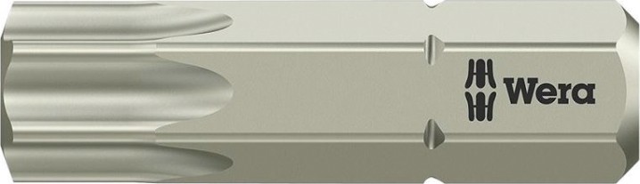 Бита для заворачивания, нержавеющая сталь WERA 3867/1 TS TX40, 25 мм WE-071038 [WE-071038]