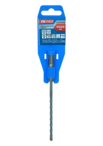 Бур SDS-plus СОЮЗ 5x160 мм с твердосплавной напайкой, спираль s4 [9019-SDS-05x160C]
