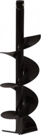 Бур земляной СОЮЗ ББС-01-200 диам 200мм, длина 800мм, под вал 20мм, одинарн спи