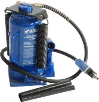 Домкрат бутылочный AE&T 20 т пневмогидравлический T21020 [T21020]