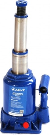Домкрат бутылочный AE&T 6 т двухштоковый Т02006 [T02006]
