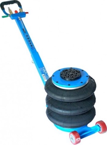 Домкрат пневматический AE&T 3 т 3-секционный с ручкой T08103A [T08103A]