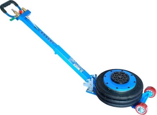 Домкрат пневматический AE&T 3 т 3-секционный с ручкой T08103A [T08103A]