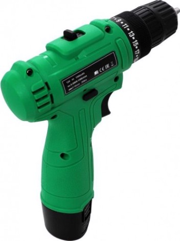 Дрель-шуруповерт аккумуляторная ZITREK Green 12-Li-ion Max [063-4043]