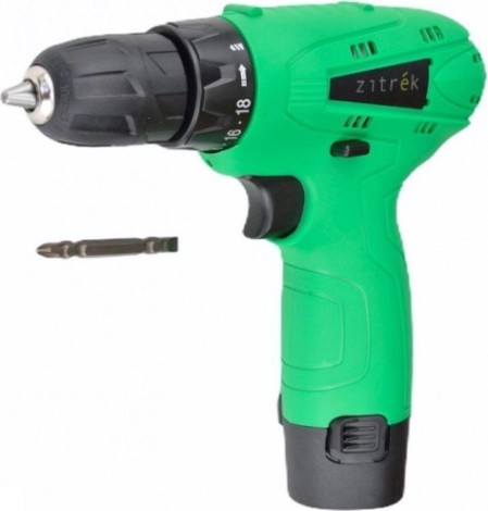 Дрель-шуруповерт аккумуляторная ZITREK Green 12 PRO [063-4073]