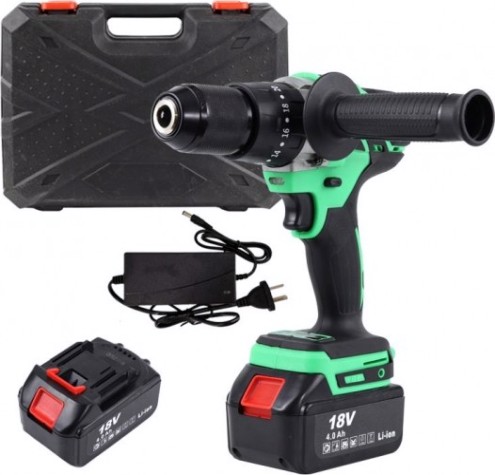 Дрель-шуруповерт аккумуляторная ZITREK Green Impact 18V 2x4.0 Ah ударная [063-4045]