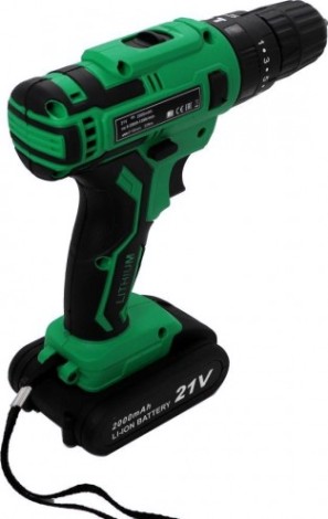 Дрель-шуруповерт аккумуляторная ZITREK Green Impact 21V ударная [063-4044]