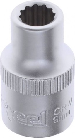 Головка двенадцатигранная с посадкой 1/2" AV Steel AV-521009 9 мм