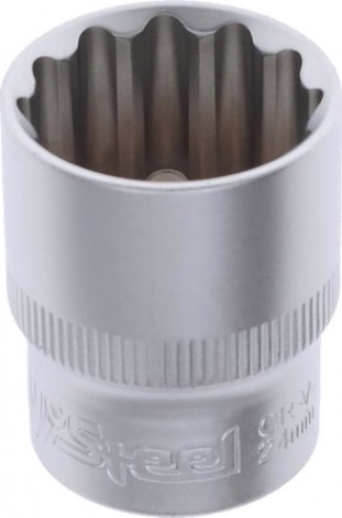 Головка двенадцатигранная с посадкой 1/2" AV Steel AV-521024 24 мм