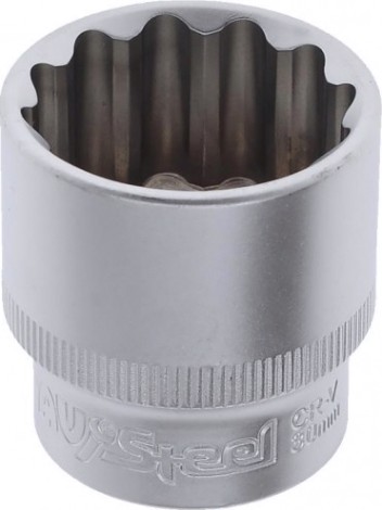 Головка двенадцатигранная с посадкой 1/2" AV Steel AV-521030 30 мм