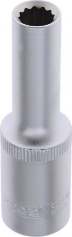 Головка двенадцатигранная с посадкой 1/2" AV Steel AV-521209 9 мм глубокая