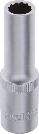 Головка двенадцатигранная с посадкой 1/2" AV Steel AV-521211 11 мм глубокая