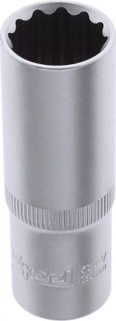 Головка двенадцатигранная с посадкой 1/2" AV Steel AV-521219 19 мм глубокая