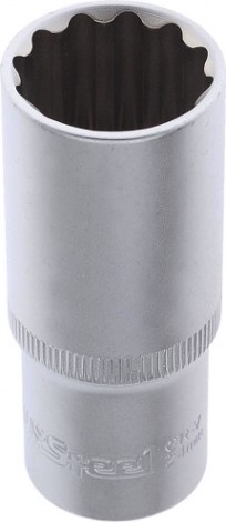 Головка двенадцатигранная с посадкой 1/2" AV Steel AV-521224 24 мм глубокая