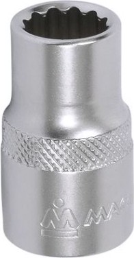 Головка двенадцатигранная с посадкой 1/2" МАСТАК 000-42009 09 мм Головка двенадцатигранная с посадкой 1/2" МАСТАК 000-42009 09 мм