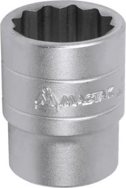 Головка двенадцатигранная с посадкой 1/2" МАСТАК 000-42019 торцевая стандартная 19 мм