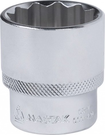 Головка двенадцатигранная с посадкой 1/2" МАСТАК 000-42024 торцевая стандартная 24 мм