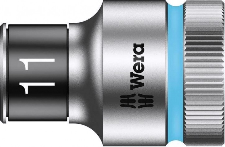 Головка шестигранная для ключа-трещотки Zyklop WERA 11 мм 1/2“ с функцией фиксации 8790 HMC WE-003731 [WE-003731]