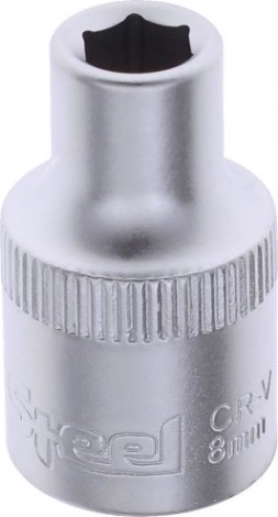 Головка шестигранная с посадкой 1/2" AV Steel AV-520008 8 мм