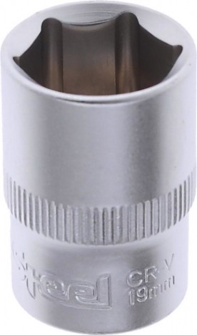 Головка шестигранная с посадкой 1/2" AV Steel AV-520019 19 мм