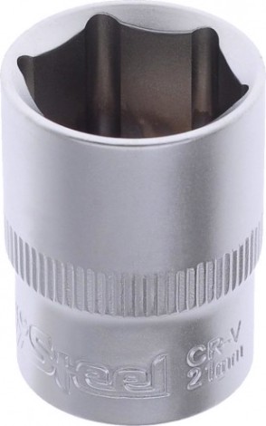 Головка шестигранная с посадкой 1/2" AV Steel AV-520021 21 мм