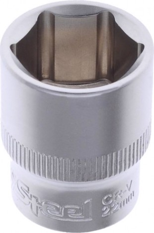 Головка шестигранная с посадкой 1/2" AV Steel AV-520022 22 мм