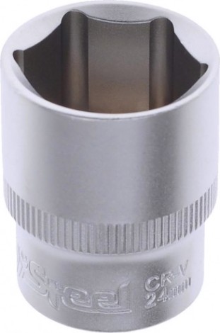 Головка шестигранная с посадкой 1/2" AV Steel AV-520024 24 мм