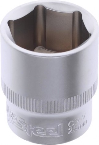 Головка шестигранная с посадкой 1/2" AV Steel AV-520025 25 мм
