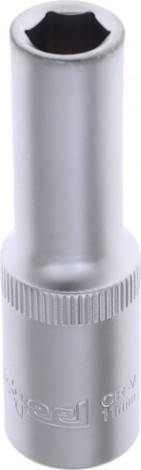 Головка шестигранная с посадкой 1/2" AV Steel AV-520211 11 мм глубокая