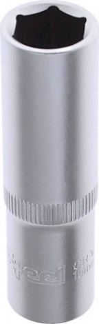 Головка шестигранная с посадкой 1/2" AV Steel AV-520215 15 мм глубокая