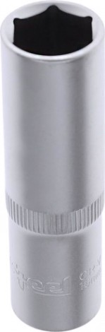 Головка шестигранная с посадкой 1/2" AV Steel AV-520216 16 мм глубокая