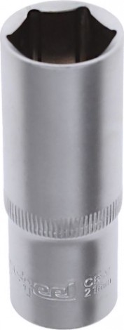 Головка шестигранная с посадкой 1/2" AV Steel AV-520221 21 мм глубокая