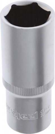 Головка шестигранная с посадкой 1/2" AV Steel AV-520223 23 мм глубокая