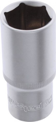 Головка шестигранная с посадкой 1/2" AV Steel AV-520227 27 мм глубокая