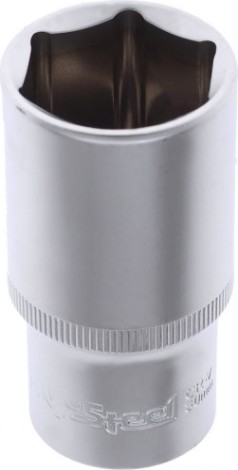Головка шестигранная с посадкой 1/2" AV Steel AV-520230 30 мм глубокая