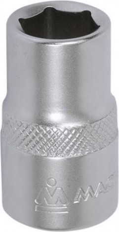Головка шестигранная с посадкой 1/2" МАСТАК 000-40015 торцевая стандартная 15 мм