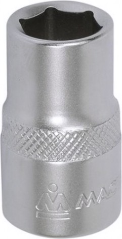Головка шестигранная с посадкой 1/2" МАСТАК 000-40017 торцевая стандартная 17 мм