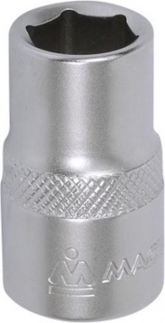 Головка шестигранная с посадкой 1/2" МАСТАК 000-40021 торцевая стандартная 21 мм