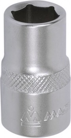 Головка шестигранная с посадкой 1/2" МАСТАК 000-40022 торцевая стандартная 22 мм