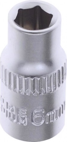 Головка шестигранная с посадкой 1/4" AV Steel AV-500006 6,0 мм