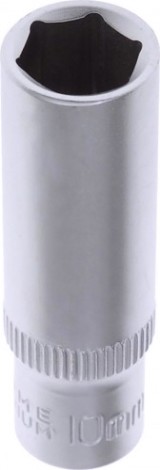 Головка шестигранная с посадкой 1/4" AV Steel AV-500210 10,0 мм глубокая