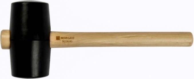 Киянка Norgau N226-80 молоток резиновый диаметр бойка 80 мм, [075100080]
