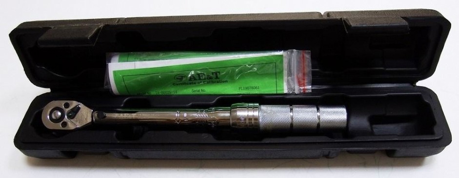 Ключ динамометрический AE&T TA-B0025-14 5-25nm 1/4"
