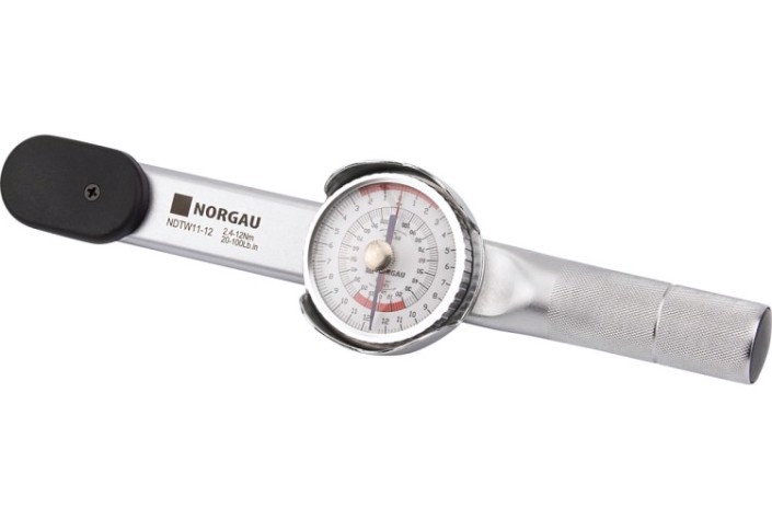 Ключ динамометрический Norgau 1/4" 2,4-12Нм стрелочный [051117005]