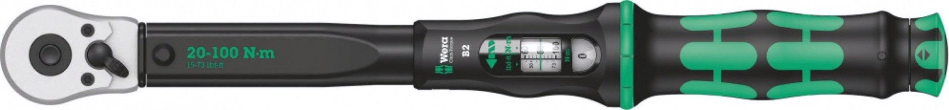 Ключ динамометрический WERA 05075611001 click-torque b 2 регулируемый, квадрат 3/8" dr, 20 [WE-075611]