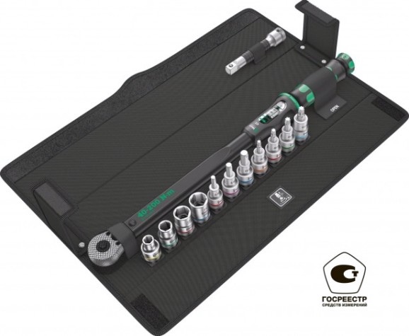 Ключ динамометрический WERA 05075680001 click-torque c 3 set 1 набор торцевых головок с 40 [WE-075680]
