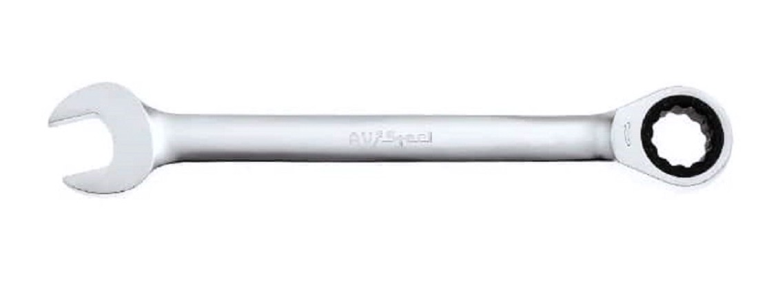 Ключ комбинированный AV Steel AV-315027 трещоточный, 27 мм